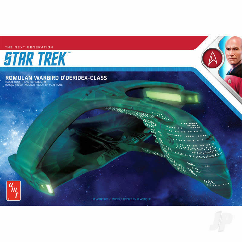 AMT112512 Romulan Warbird D'Deridex-Class 1:3200 Scale Plastic Model Kit