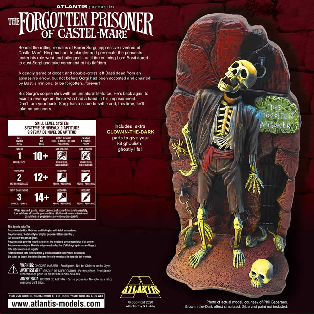 ATMA453 Forgotten Prisoner of Castel Mare Glow in the Dark 1/8 Scale