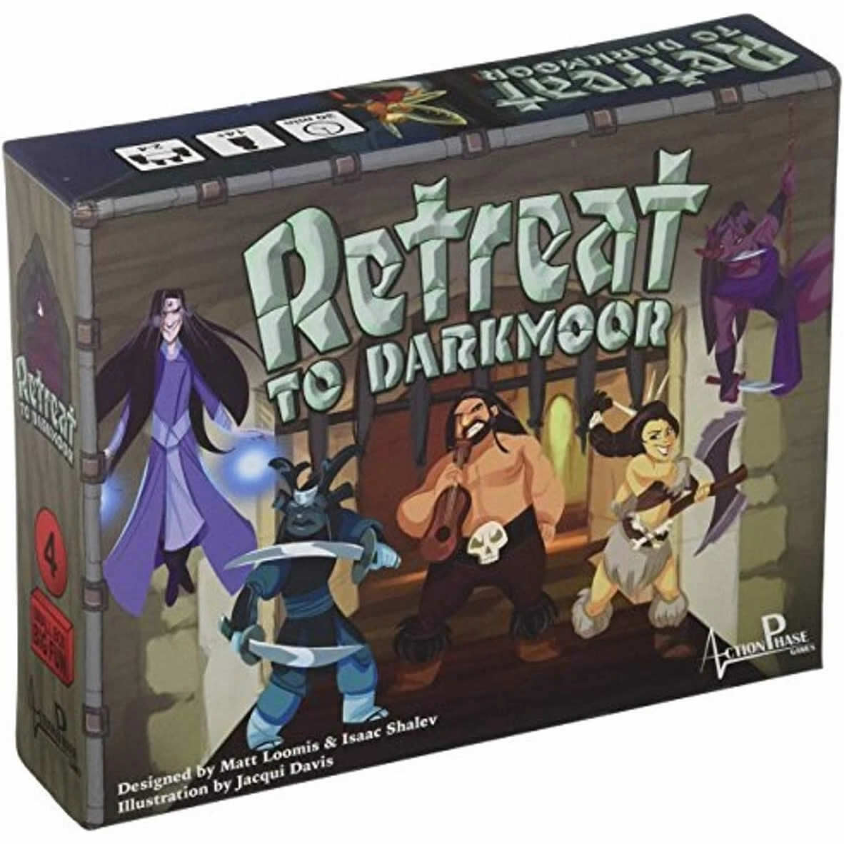 AZIAKG230 Retreat To Darkmoor Card Game Action Phase Games