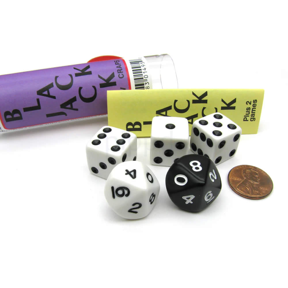 KOP01495 Black Jack Dice Game 16mm (5/8in) – Wondertrail