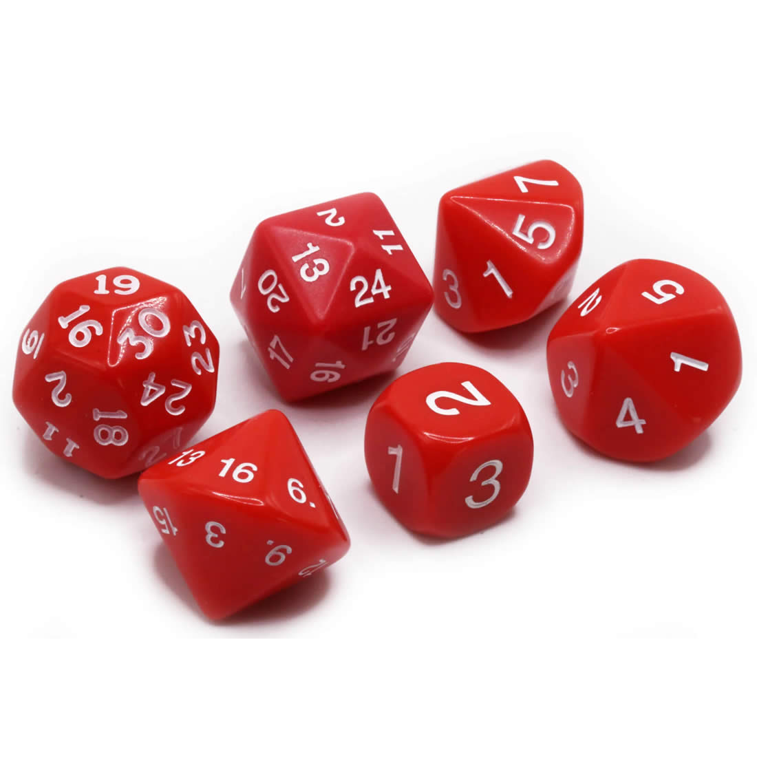 KOP17923 Red Special Who Knew 6 Dice Set Koplow Games
