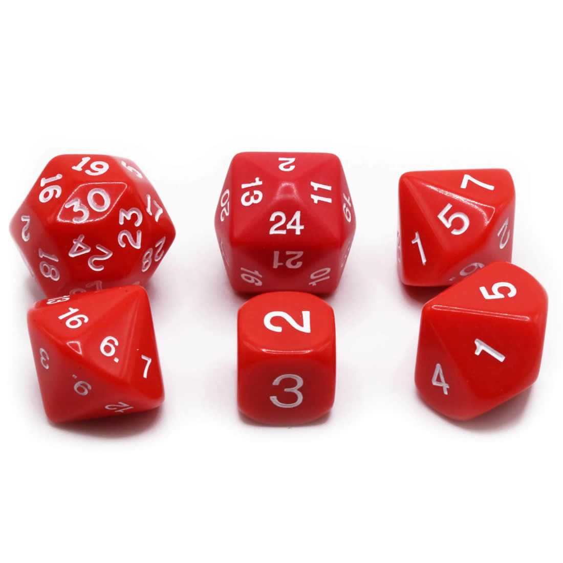 KOP17923 Red Special Who Knew 6 Dice Set Koplow Games