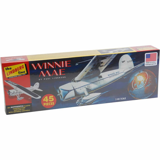 LIN502 Winnie Mae Lockheed Vega 5-C 1/48 Scale Plastic Model Airplane Kit