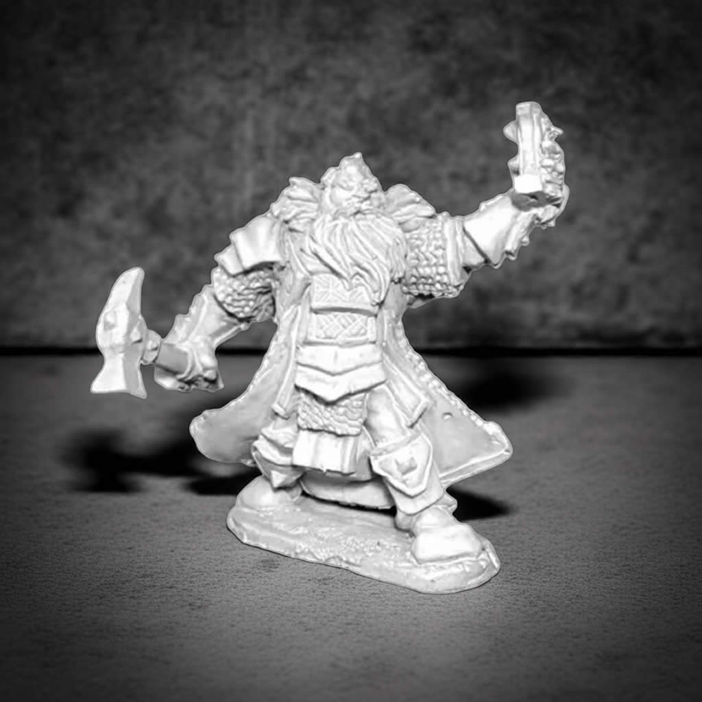 RPR03717 Thain Grimthorn Dwarf Cleric Miniature 25mm Heroic Scale Dark Heaven Legends