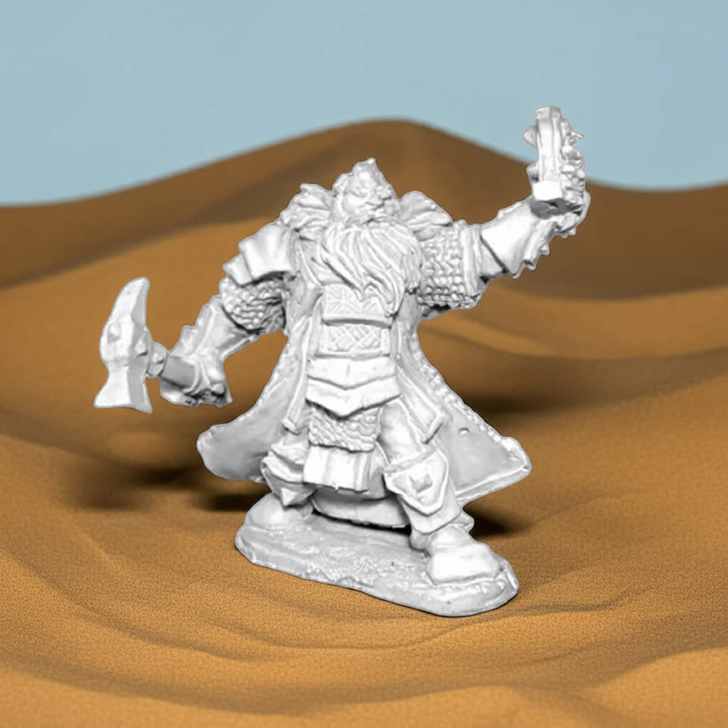 RPR03717 Thain Grimthorn Dwarf Cleric Miniature 25mm Heroic Scale Dark Heaven Legends