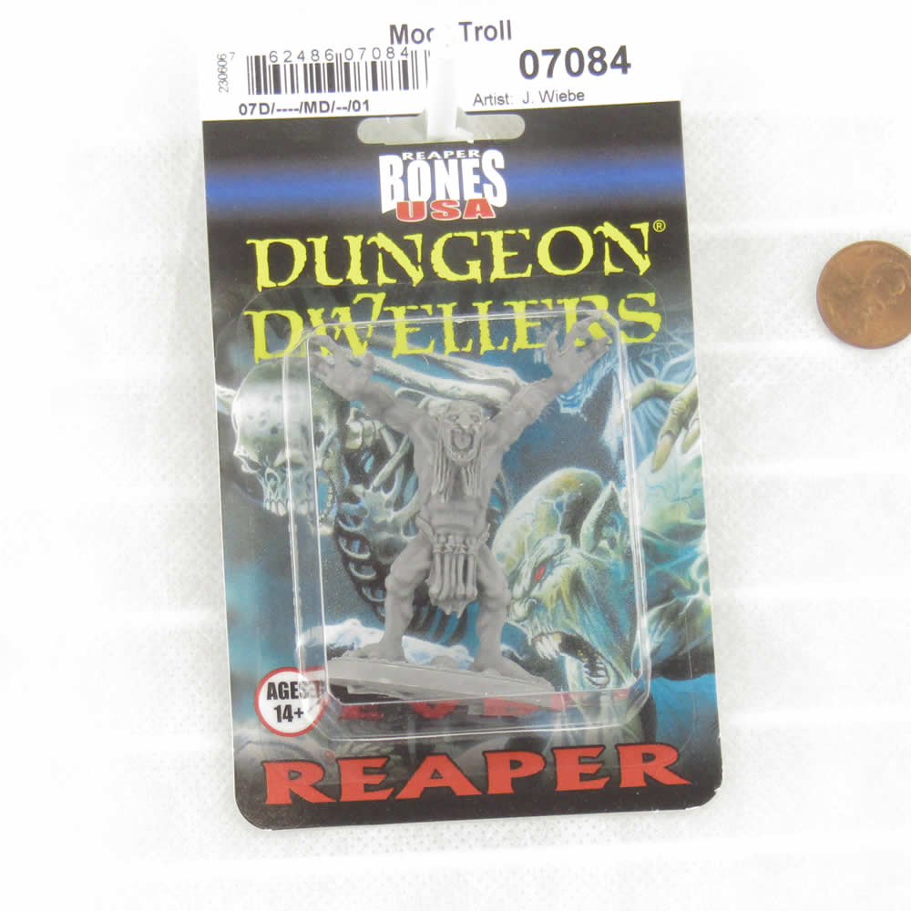 RPR07084 Moor Troll Miniature 25mm Heroic Scale Figure Dungeon Dwellers