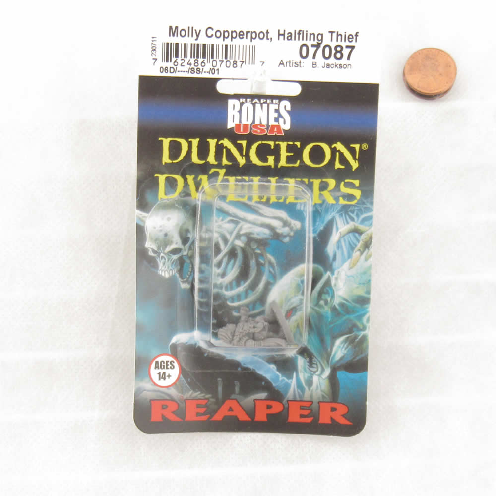 RPR07087 Elia Shadowfeet Thief Miniature 25mm Heroic Scale Figure Dungeon Dweller