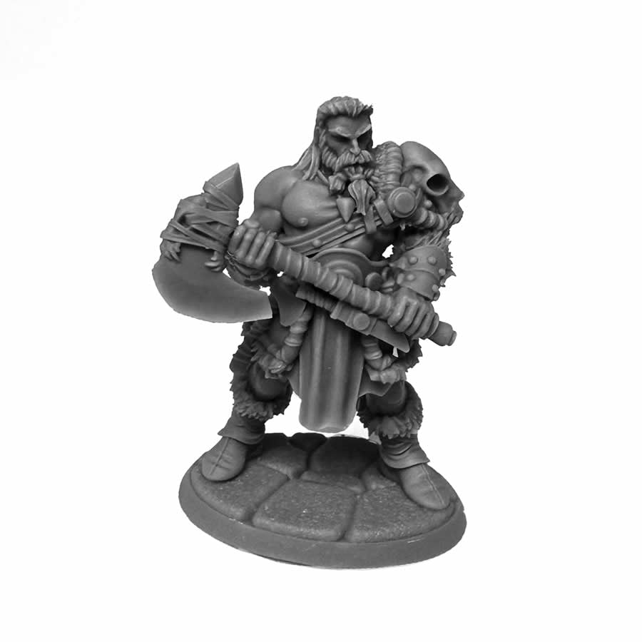 RPR07095A Kreed Bloodbeard Miniature 25mm Heroic Scale Figure 3D Printed Dungeon Dwellers Reaper Miniatures