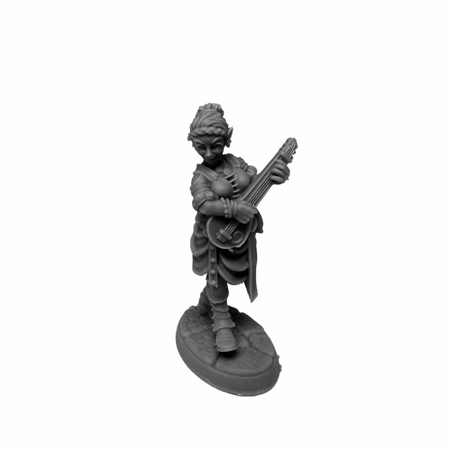 RPR07097A Ryelle Rainheather Elf Bard Miniature 25mm Heroic Scale Figure 3D Printed Dungeon Dwellers