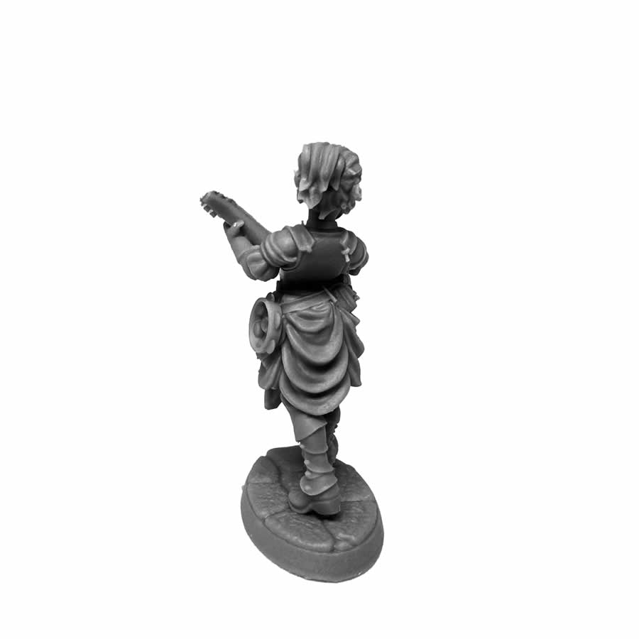 RPR07097A Ryelle Rainheather Elf Bard Miniature 25mm Heroic Scale Figure 3D Printed Dungeon Dwellers