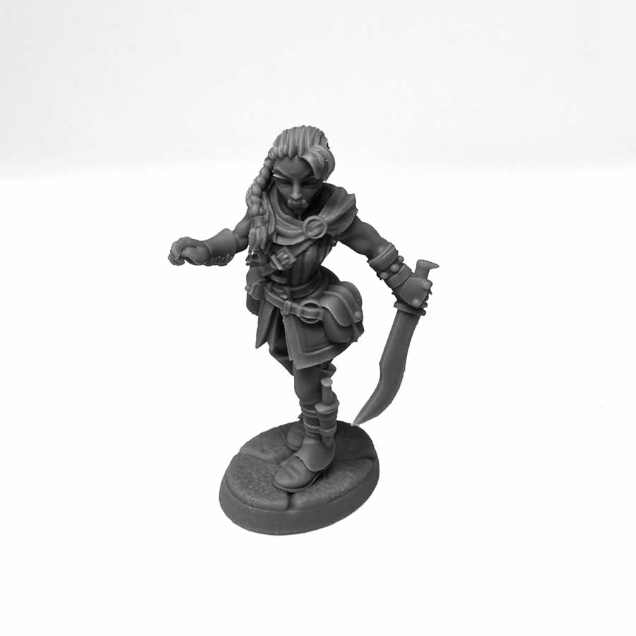 RPR07098A Emrul Gozgul Half-Orc Rogue Miniature 25mm Heroic Scale Figure 3D Printed Dungeon Dwellers