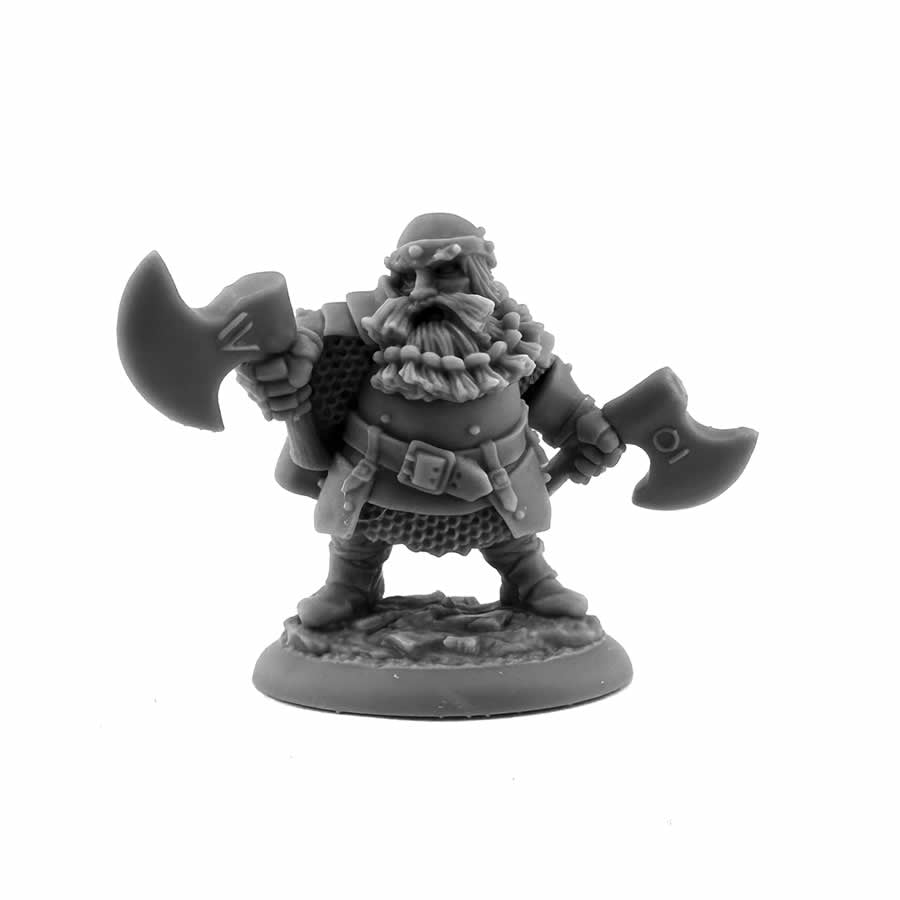 RPR07109 Hagar Dwarf Fighter Miniature 25mm Heroic Scale Figure Dungeon Dwellers