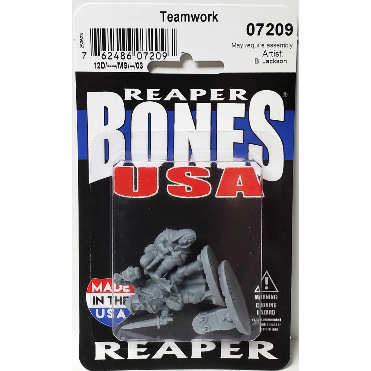 RPR07209 Teamwork Fighter Roque Miniature 25mm Heroic Scale Figure Dungeon Dwellers