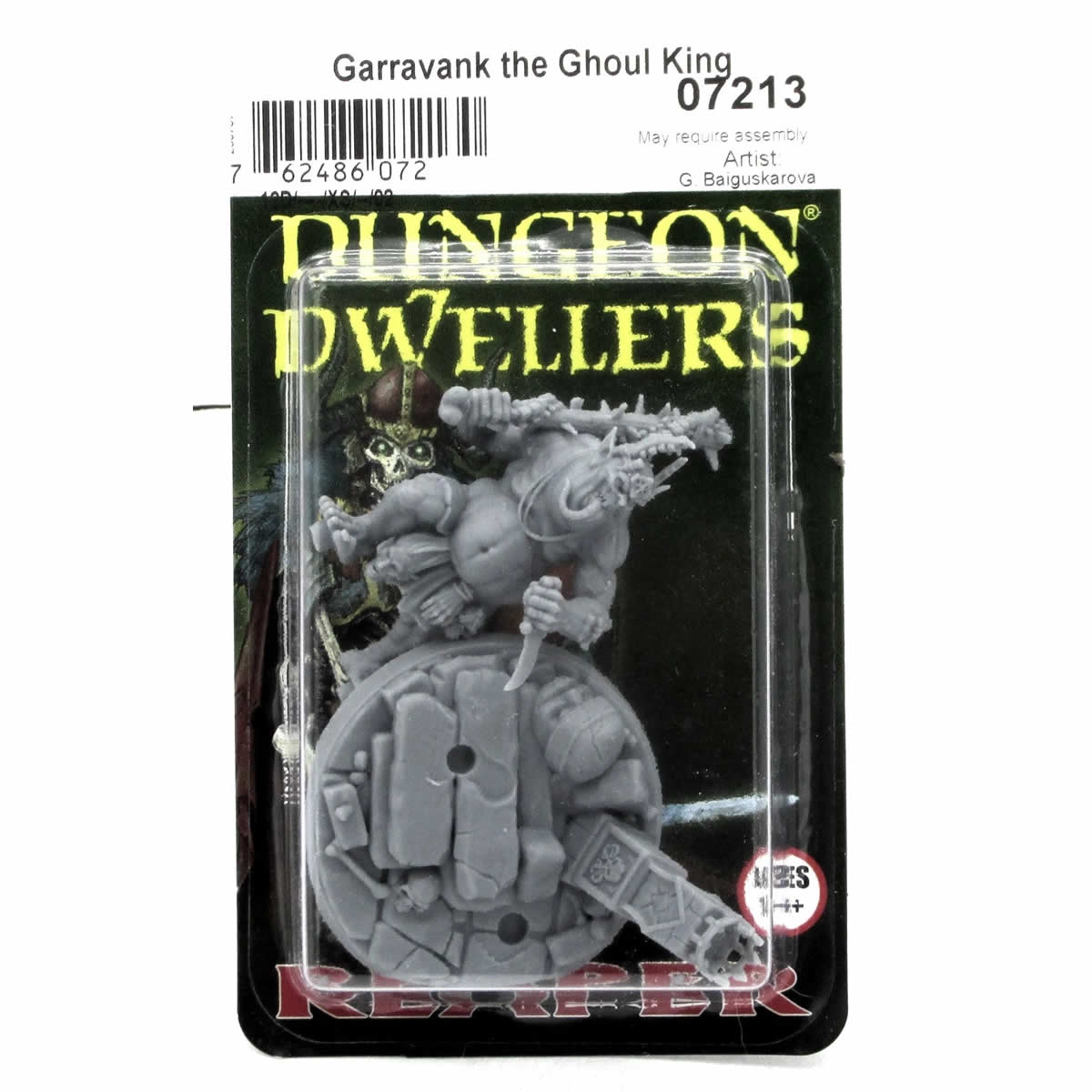 RPR07213 Garravank Ghoul King of Dimgall Miniature 25mm Heroic Scale Figure Dungeon Dwellers
