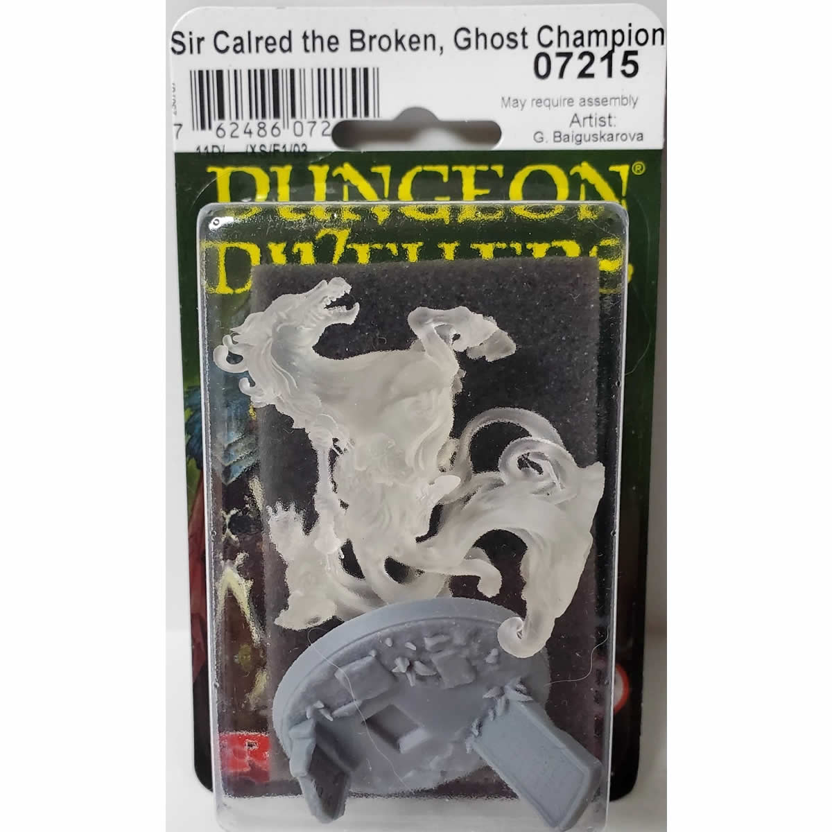 RPR07215 Lord Calred Ghost Captain of Gallowgard Miniature 25mm Heroic Scale Figure Dungeon Dwellers