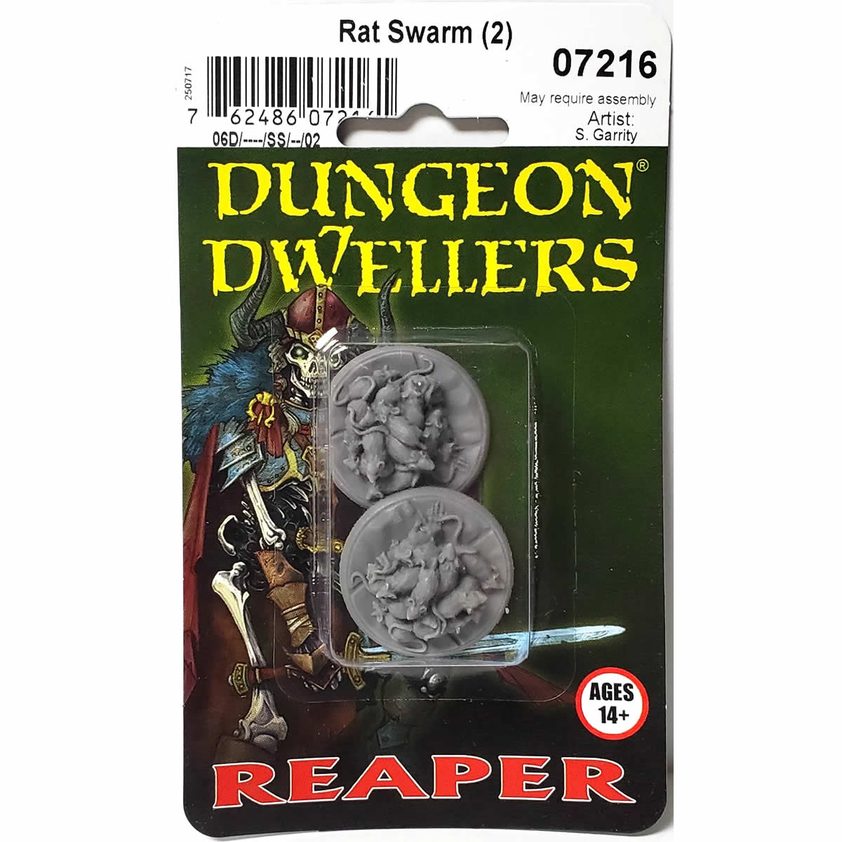 RPR07216 Rat Swarm Miniature 25mm Heroic Scale Figure Dungeon Dwellers