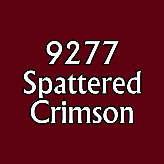 RPR09277 Spattered Crimson Acrylic Reaper Master Series Hobby Paint .5oz Dropper Bottle