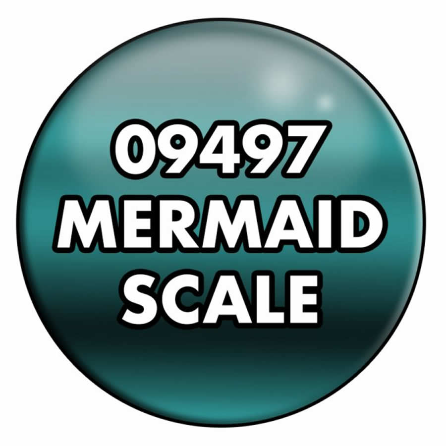 RPR09497 Mermaid Scale Acrylic Reaper Master Series Hobby Paint .5oz Dropper Bottle
