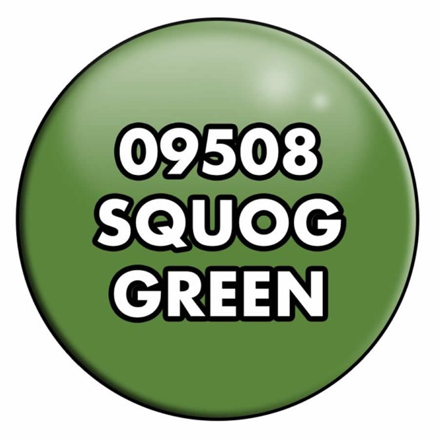 RPR09508 Squog Green Acrylic Reaper Master Series Hobby Paint .5oz Dropper Bottle Reaper Miniatures