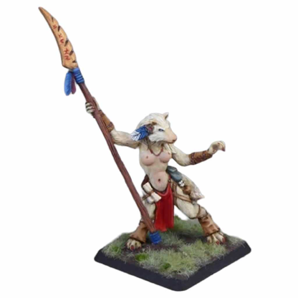 RPR14593 Kashia Ghostmane Tribe Lupine Miniature Figure 25mm Heroic Scale Warlord
