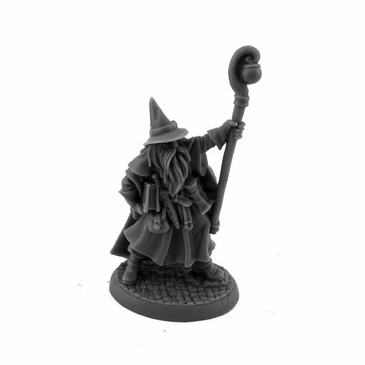 RPR20330 Luwin Phost Wizard Miniature 25mm Heroic Scale Figure Bones Black