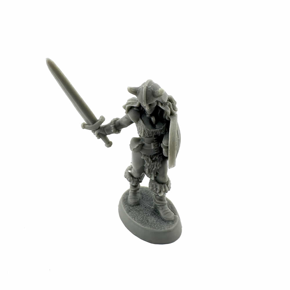 RPR20331 Jana Frostwind Female Barbarian Miniature 25mm Heroic Scale Figure Bones Black