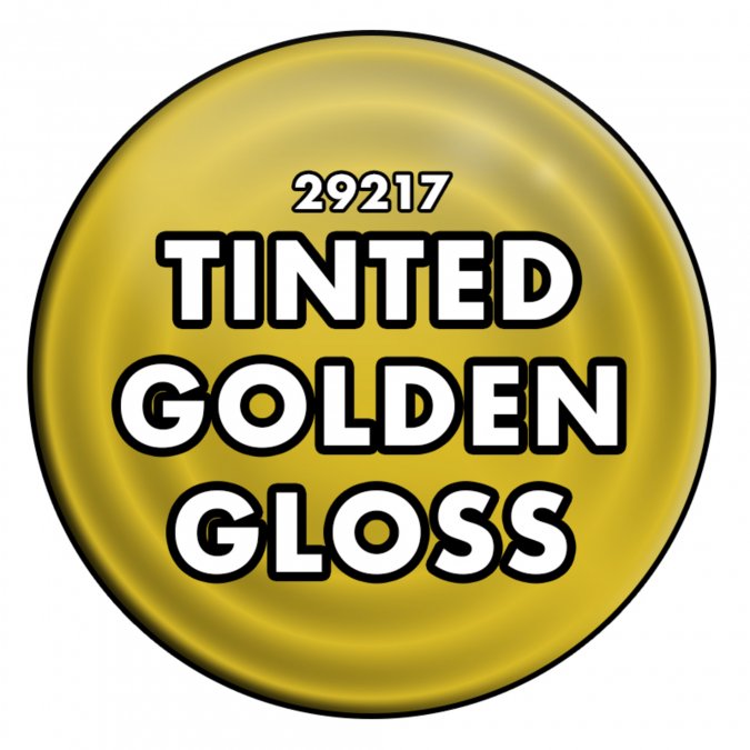 RPR29217 Tinted Golden Gloss Acrylic Paint Reaper Master Series Hobby Paint .5oz Dropper Bottle