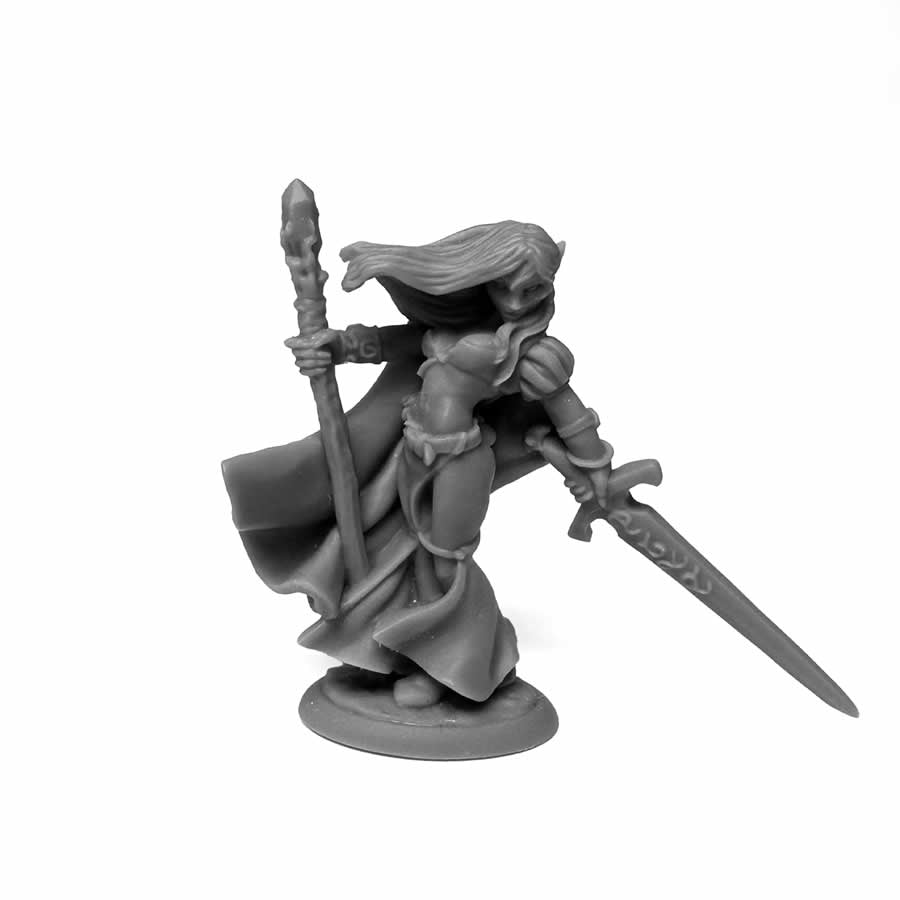 RPR30127 Alastriel Elf Wizard Miniature Figure 25mm Heroic Scale Reaper  Bones USA