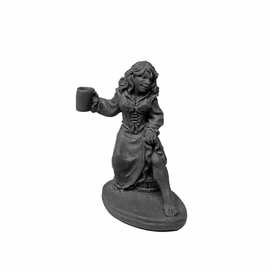 RPR30142 Townsfolk Flirty Wench Miniature Figure 25mm Heroic Scale Reaper Bones USA