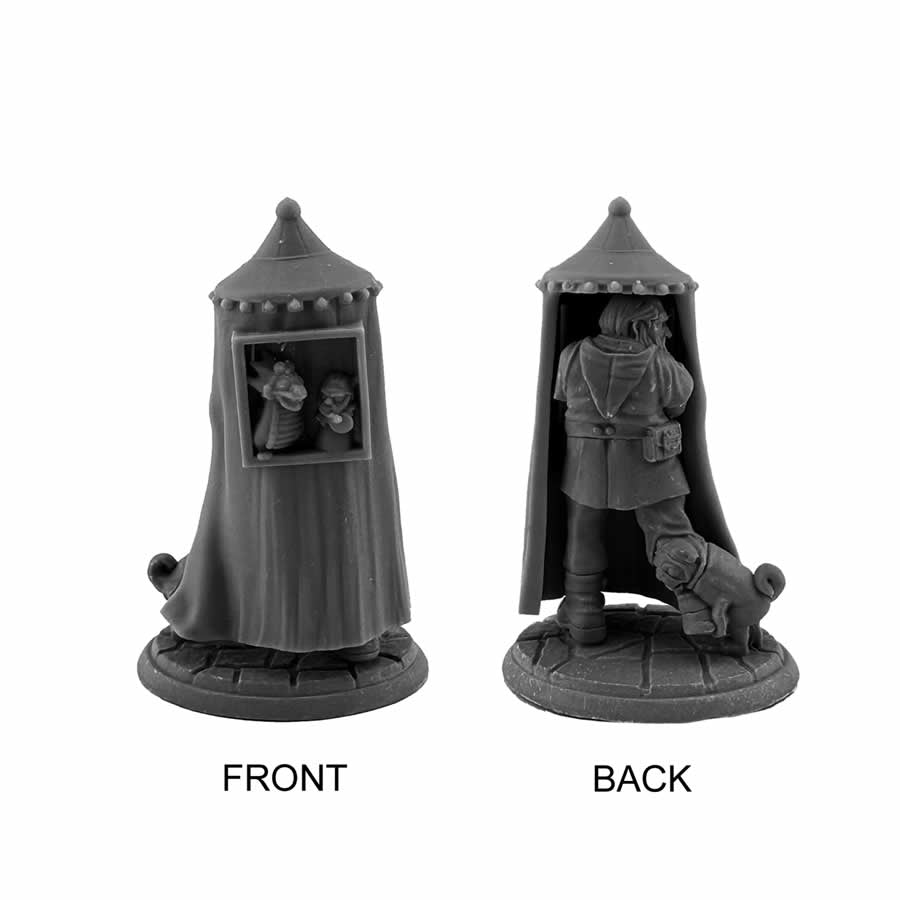 RPR30144 Townsfolk Puppeteer Miniature Figure 25mm Heroic Scale Reaper Bones USA