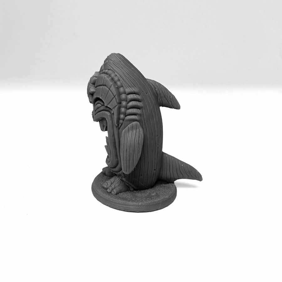 RPR30149 Mako Tiki Shark Miniature Figure 25mm Heroic Scale Reaper Bones USA