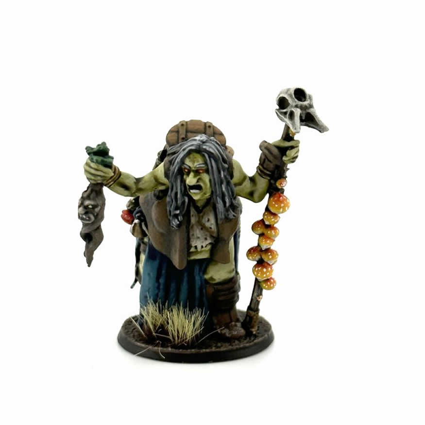 RPR30150 Gertie Gristlebreath Witch Miniature Figure 25mm Heroic Scale Reaper Bones USA