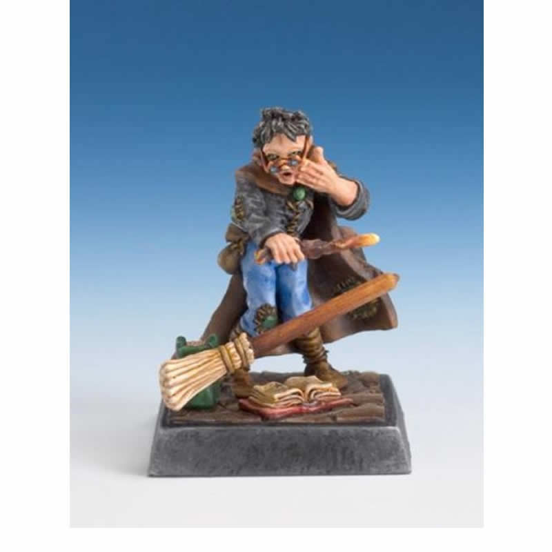RPR30187 Wizards Apprentice Miniature Figure 25mm Heroic Scale Reaper Bones USA
