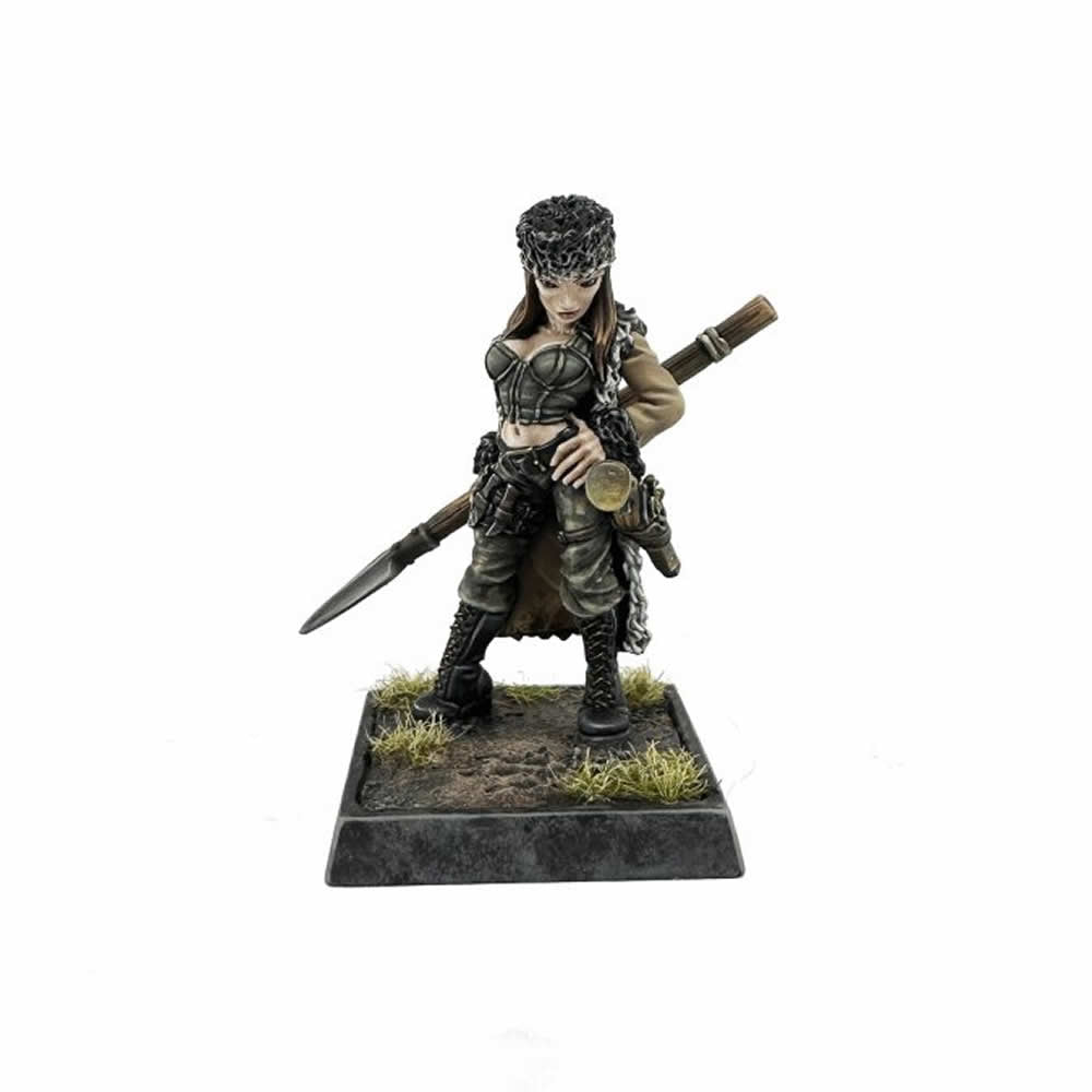 RPR30198 Mercenary Huntress Miniature Figure 25mm Heroic Scale Reaper Bones USA