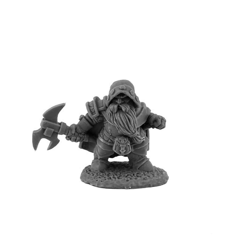 RPR30206 Durok Dwarf Ranger Miniature Figure 25mm Heroic Scale Reaper Bones USA