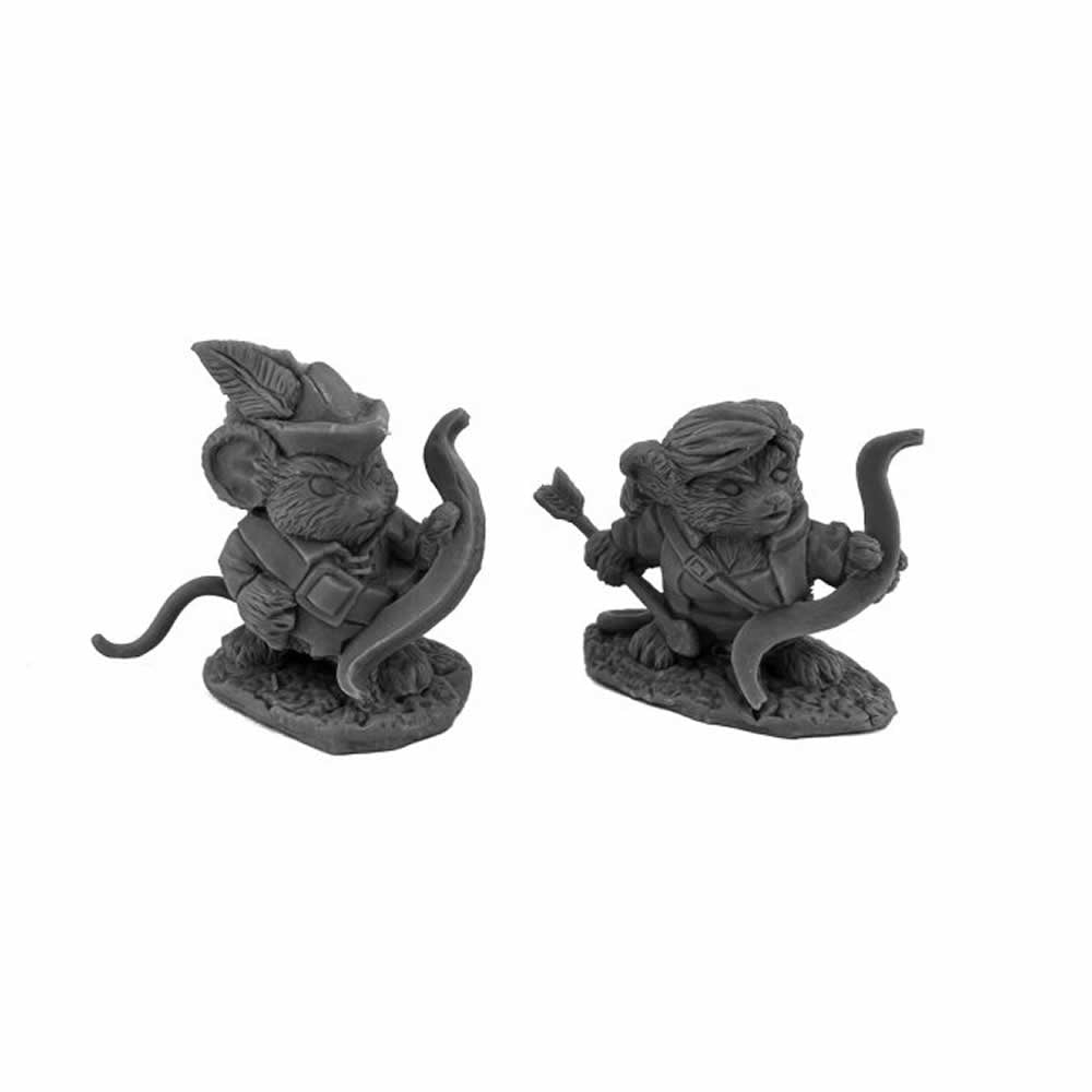 RPR30212 Mousling Ranger and Yeoman Miniature Figure 25mm Heroic Scale Reaper Bones USA