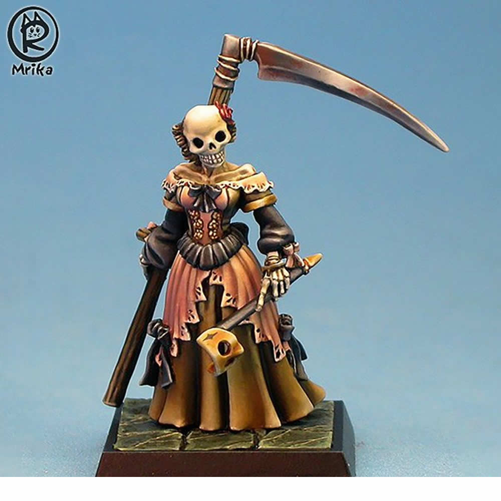 RPR30214 Undead Lady Miniature Figure 25mm Heroic Scale Reaper Bones USA