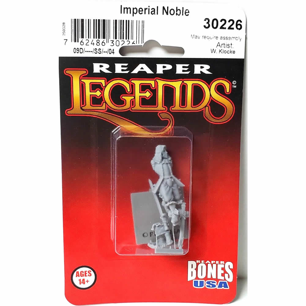 RPR30226 Imperial Noble Miniature Figure 25mm Heroic Scale Reaper Bones USA