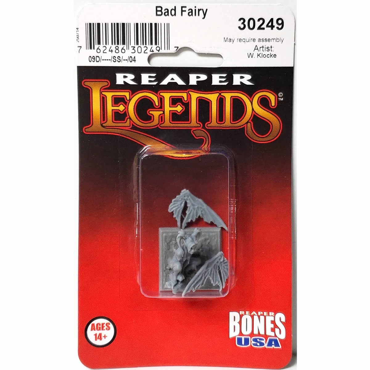 RPR30249 Bad Fairy Miniature Figure 25mm Heroic Scale Reaper Bones USA