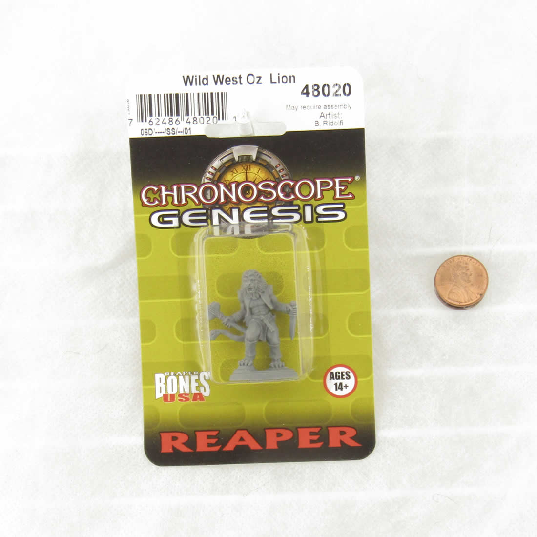 RPR48020 Wild West Oz Lion Miniature 25mm Heroic Scale Figure Chronoscope