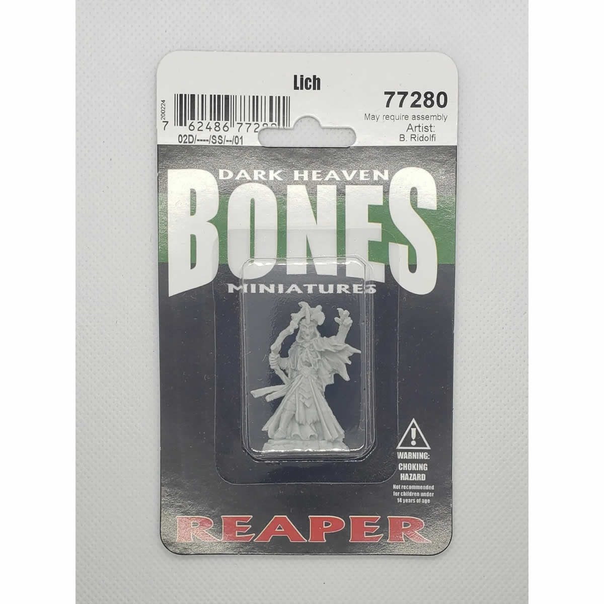 RPR77280 Lich Miniature 25mm Heroic Scale Figure Dark Heaven Bones