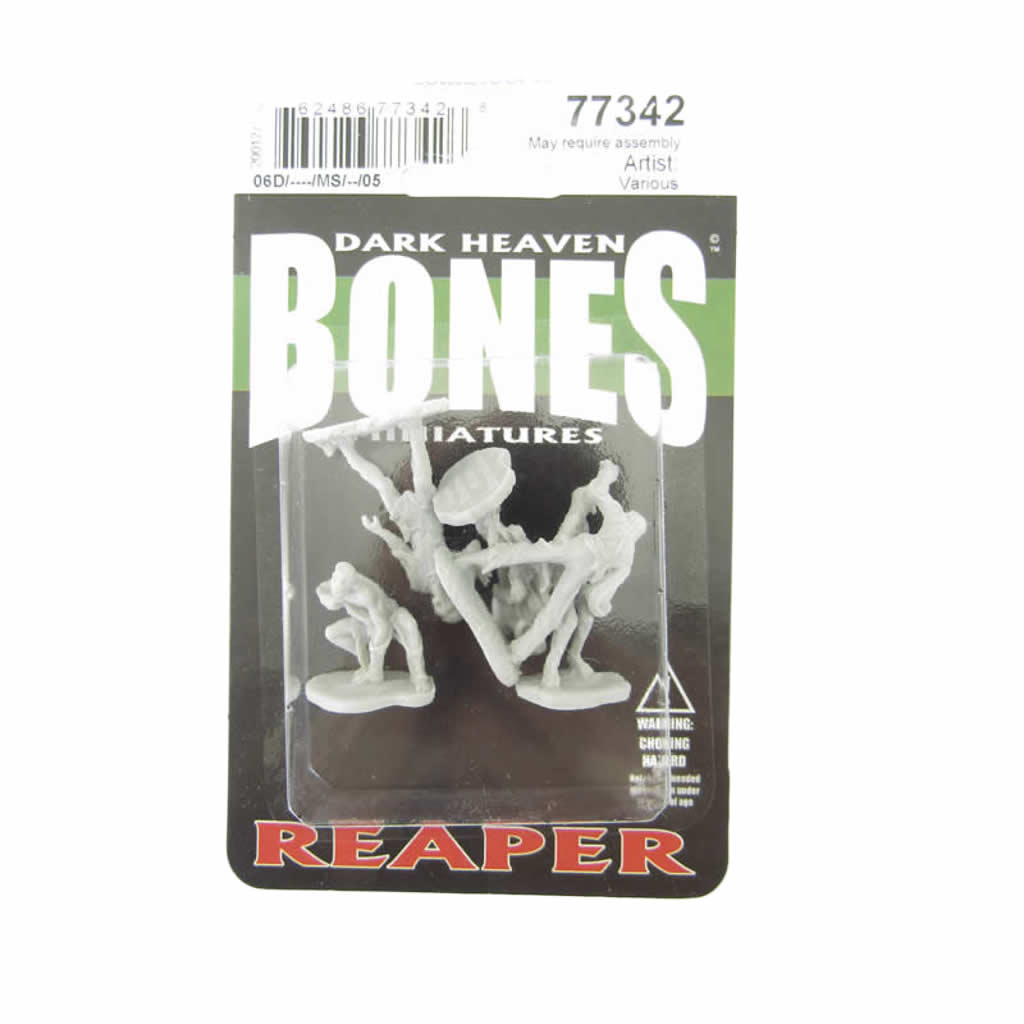 RPR77342 Zombies Miniature 25mm Heroic Scale Figure Dark Heaven Bones