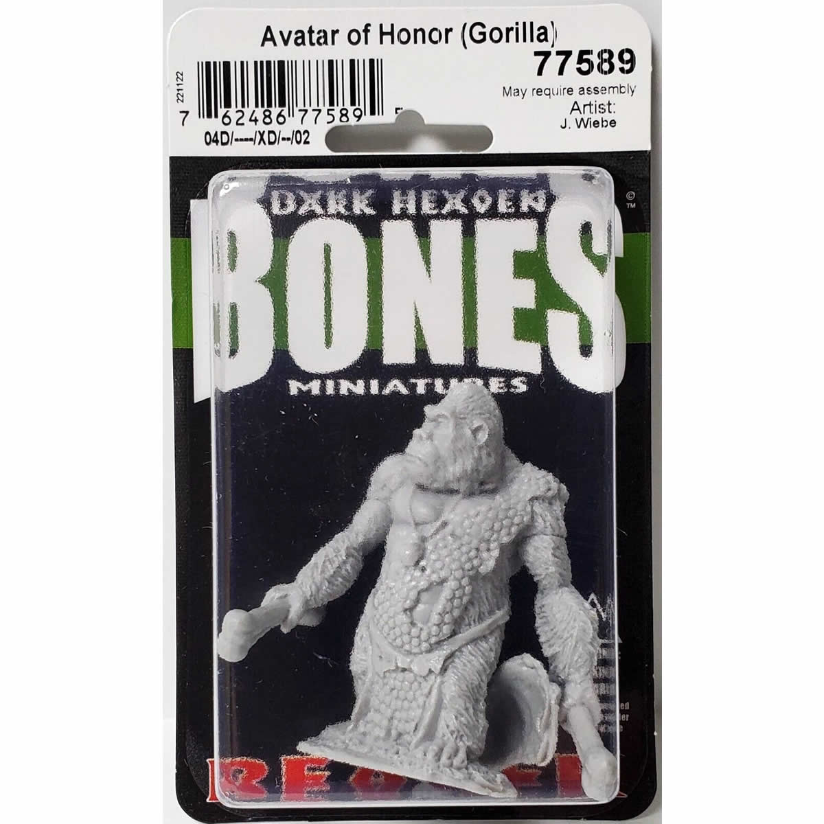 RPR77589 Avatar of Honor (Gorilla) Miniature 25mm Heroic Scale