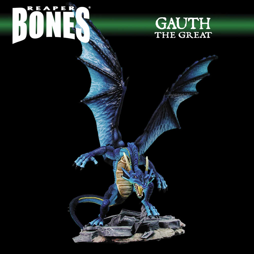 RPR77655 Gauth Dragon Miniature 25mm Heroic Scale Figure Dark Heaven Bones Reaper Miniatures