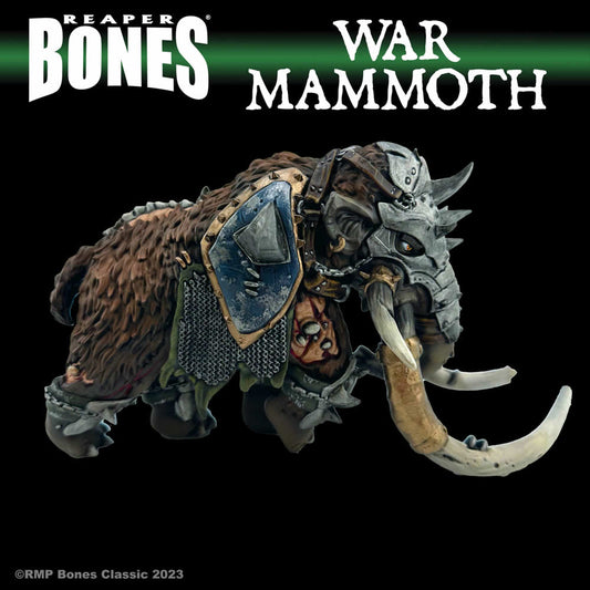 RPR77764 War Mammoth Miniature 25mm Heroic Scale Figure Dark Heaven Bones Reaper Miniatures