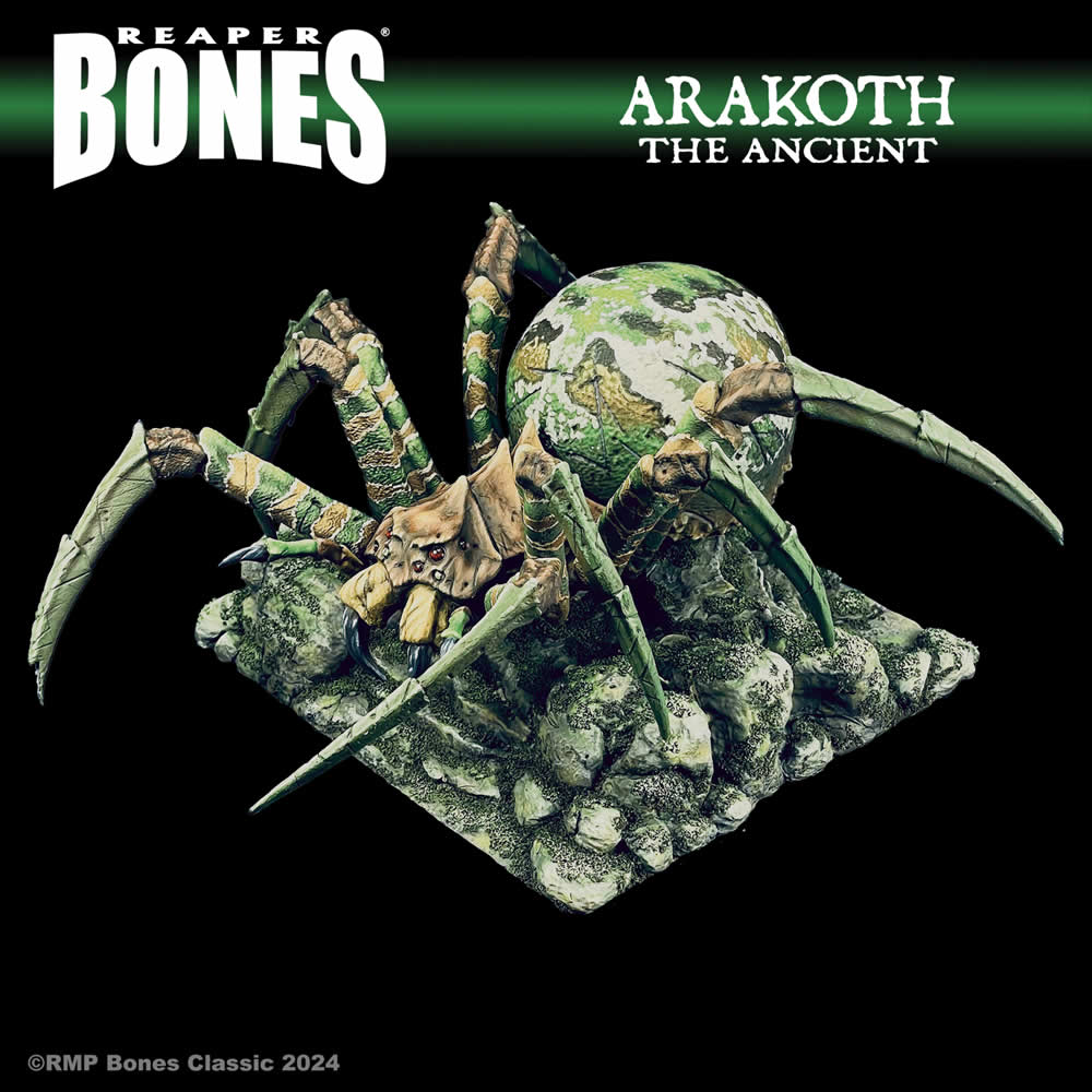 RPR77767 Arakoth the Ancient Miniature 25mm Heroic Scale Figure Dark Heaven Bones Reaper Miniatures