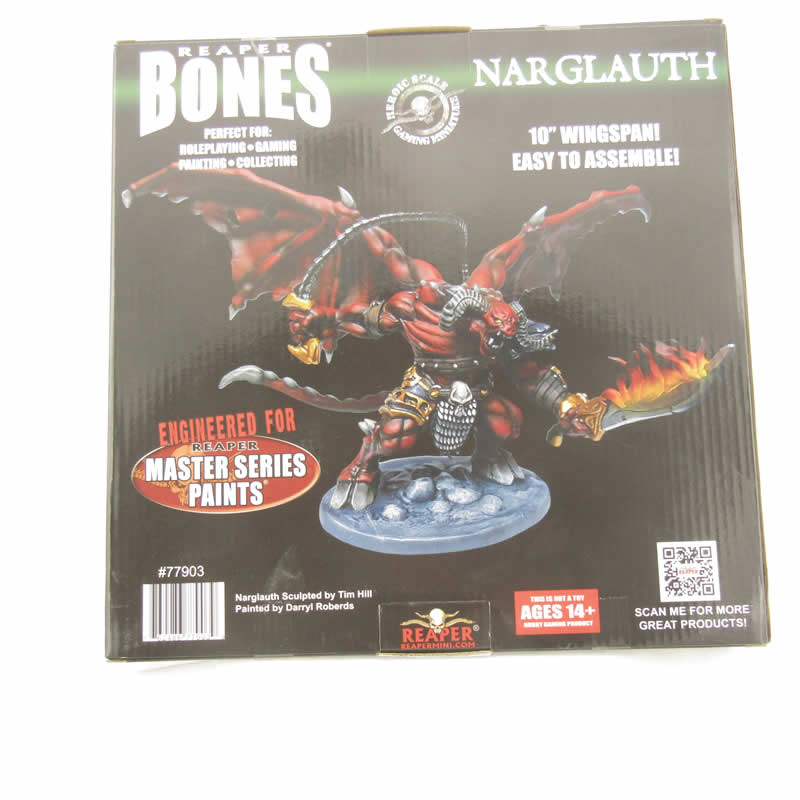 RPR77903 Narglauth Fire Demon Miniature 25mm Heroic Scale Figure Dark Heaven Bones