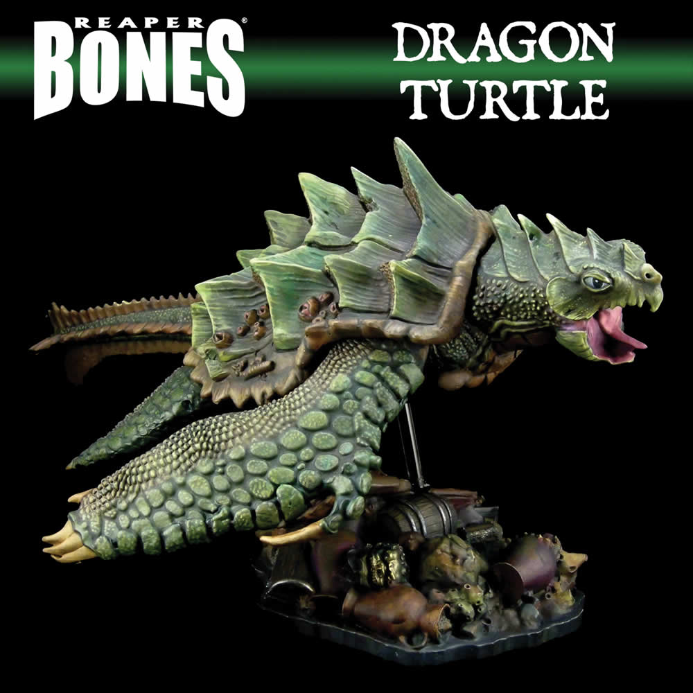 RPR77922 Dragon Turtle Miniature 25mm Heroic Scale Figure Dark Heaven Bones