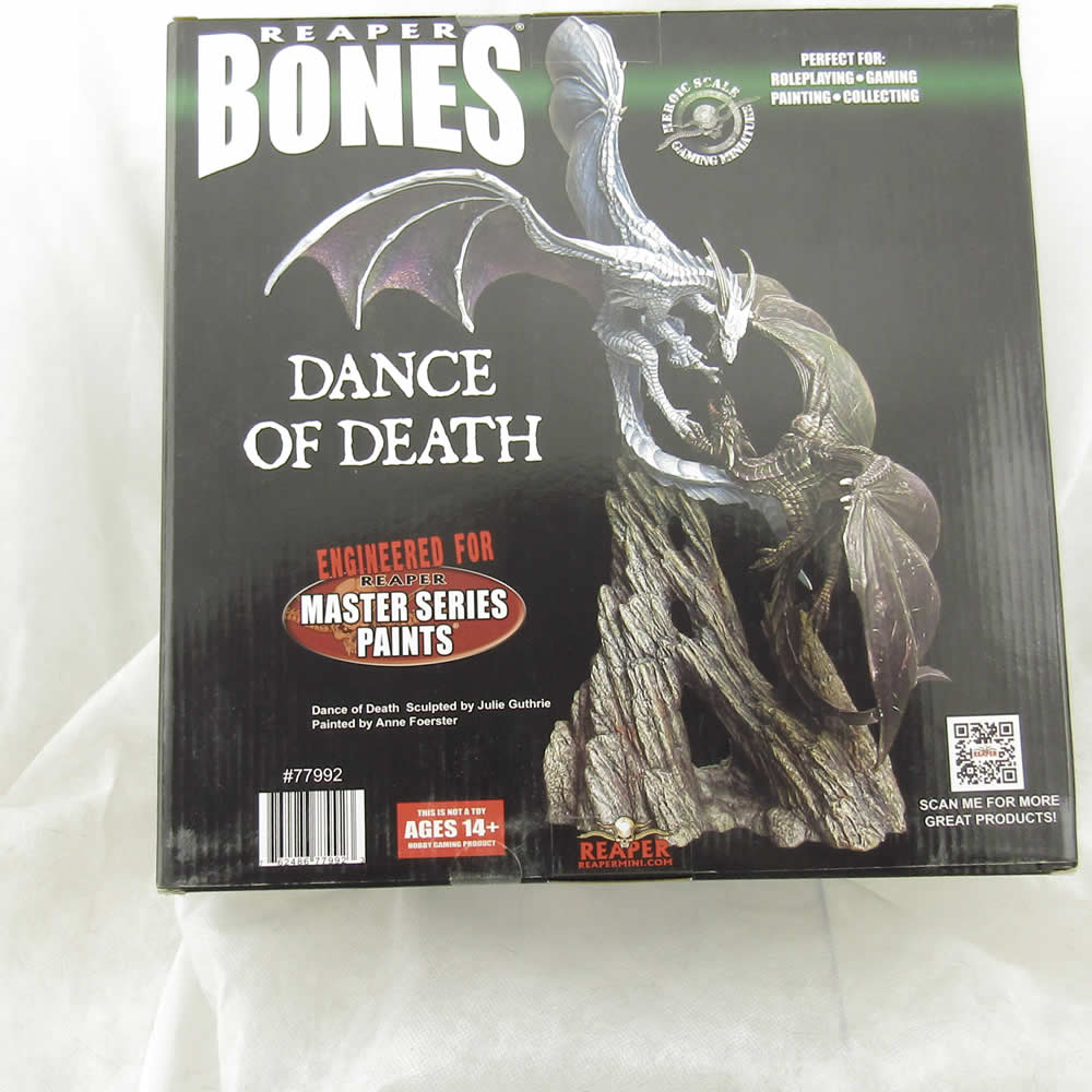 RPR77992 Dance of Death Dragon Miniature 25mm Heroic Scale Figure Dark Heaven Bones