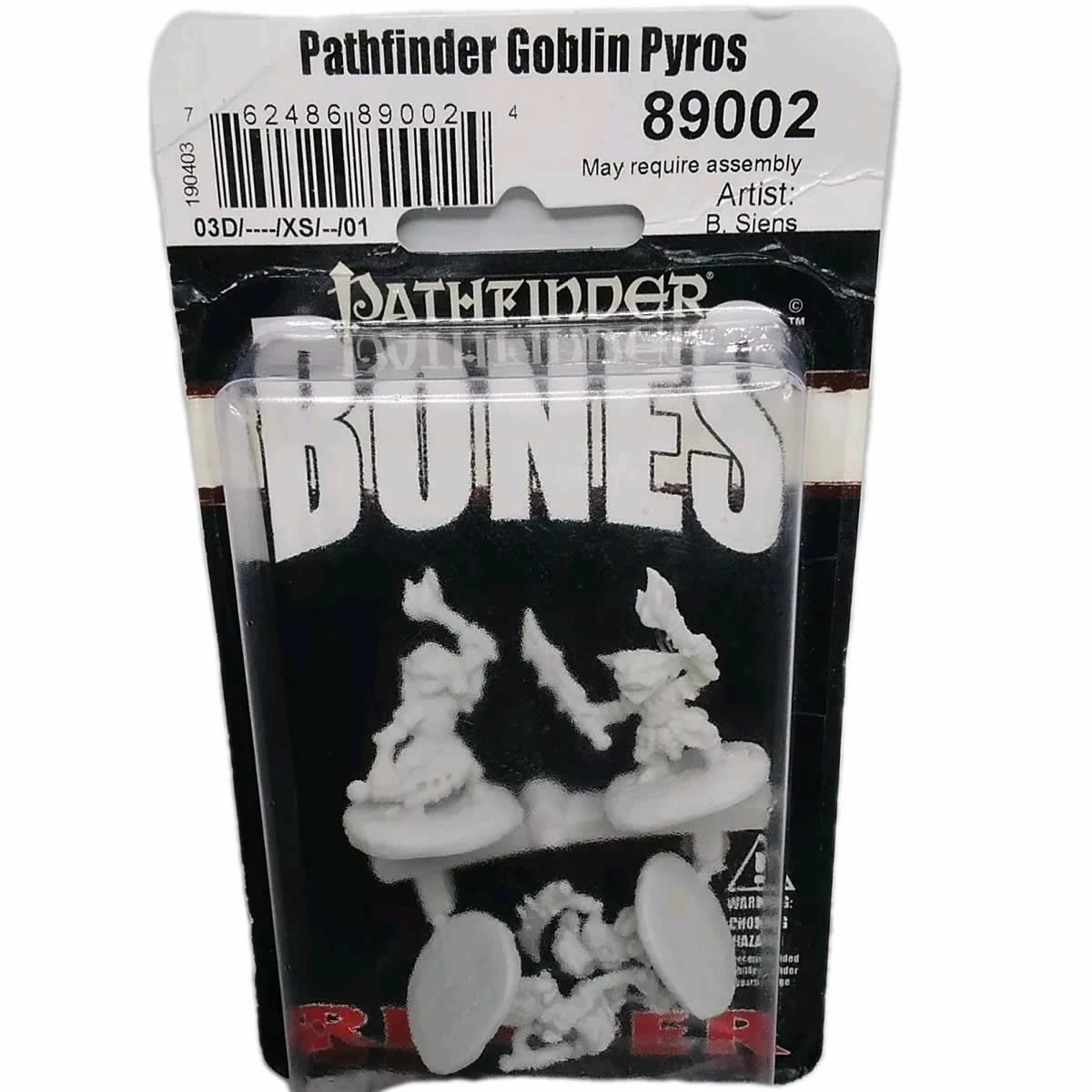 RPR89002 Goblin Pyros Miniature 25mm Heroic Scale Figure Pathfinder Bones